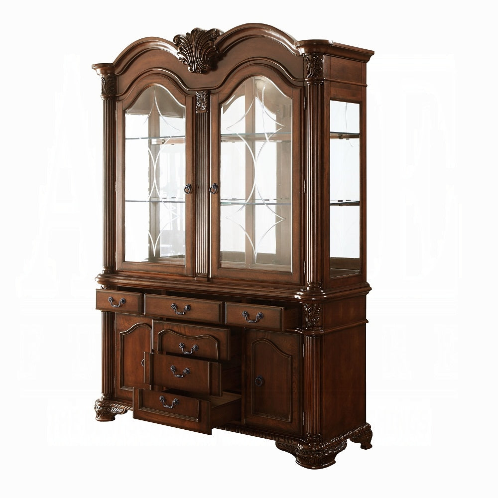 Chateau De Ville Hutch and Buffet Display Cabinet in Cherry