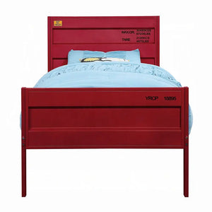 Cargo Youth Metal Full Size Bed Frame with Container Style, Panel Headboard Acme Furniture