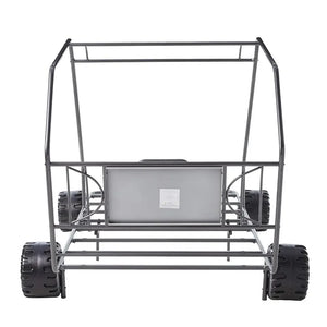 Xander Go Kart Twin Bed in Gunmetal- Metal Tube Steel Frame with Slat System for Kids Acme Furniture