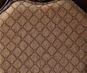 Chateau De Ville Arm Chair Dining (Set-2) in Fabric & Espresso Acme Furniture