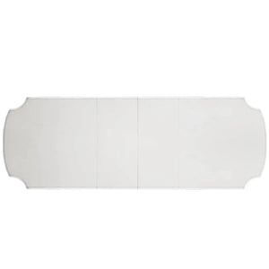 Baroque Bone White Double Pedestal Dining Table - 136" with Extension Leaves Acme Furniture