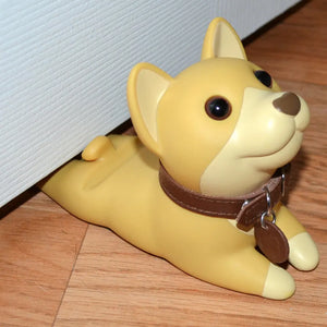 DomeStar Cute Dog Door Stopper, Shiba Inu Door Stop Decorative Animal Doorstop Wedge for Home and Office Shopmurai