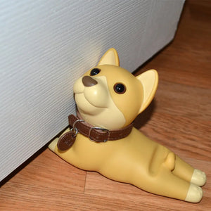 DomeStar Cute Dog Door Stopper, Shiba Inu Door Stop Decorative Animal Doorstop Wedge for Home and Office Shopmurai