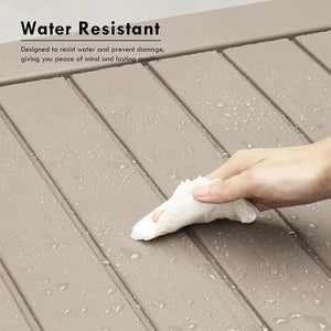 180 Gallon Outdoor Storage Box, Rain Waterproof Resin Deck Box, Lockable Large Storage Container for Patio Furniture, Cushions, Garden Tools, Sports Equipment and Pool Supplies Taupe Shopmurai