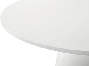 Jasper 59" W Contemporary Round Dining Table with Pedestal Base Lilola Home
