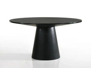 Jasper 47" W Contemporary Round Dining Table with Pedestal Base Lilola Home