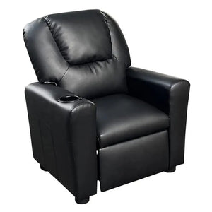Kids Reclining Chair Leather Recliner Sofa Push Back Toddler Youth Children Shopmurai