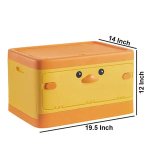 Animal Shape Kids Toy Organizer with Stackable Design and Open Lid – Versatile Storage Solution for Toys, Clothes, Snacks, and Books Shopmurai