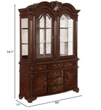 Chateau De Ville Hutch and Buffet Display Cabinet in Cherry
