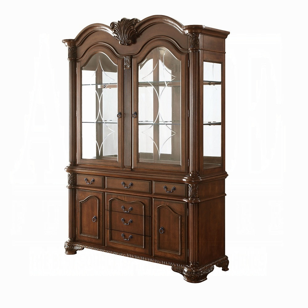 Chateau De Ville Hutch and Buffet Display Cabinet in Cherry
