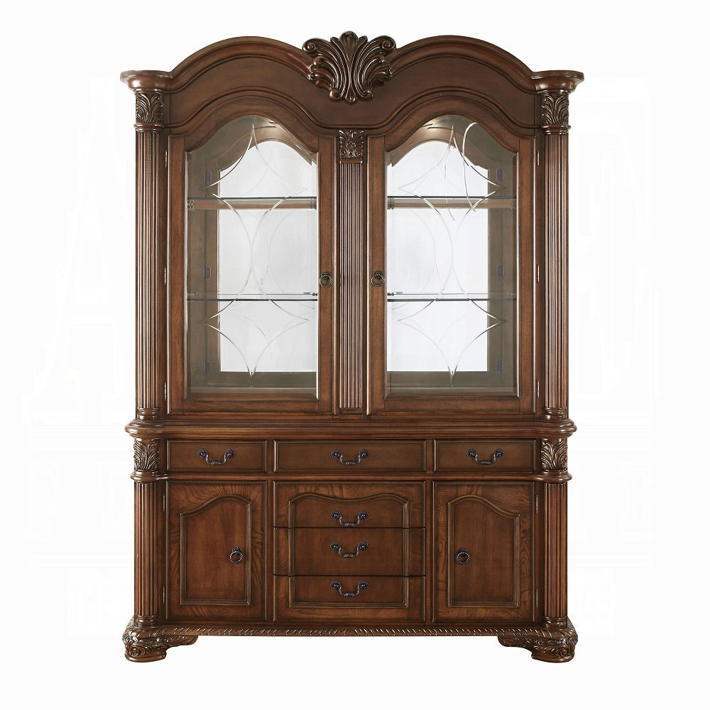 Chateau De Ville Hutch and Buffet Display Cabinet in Cherry