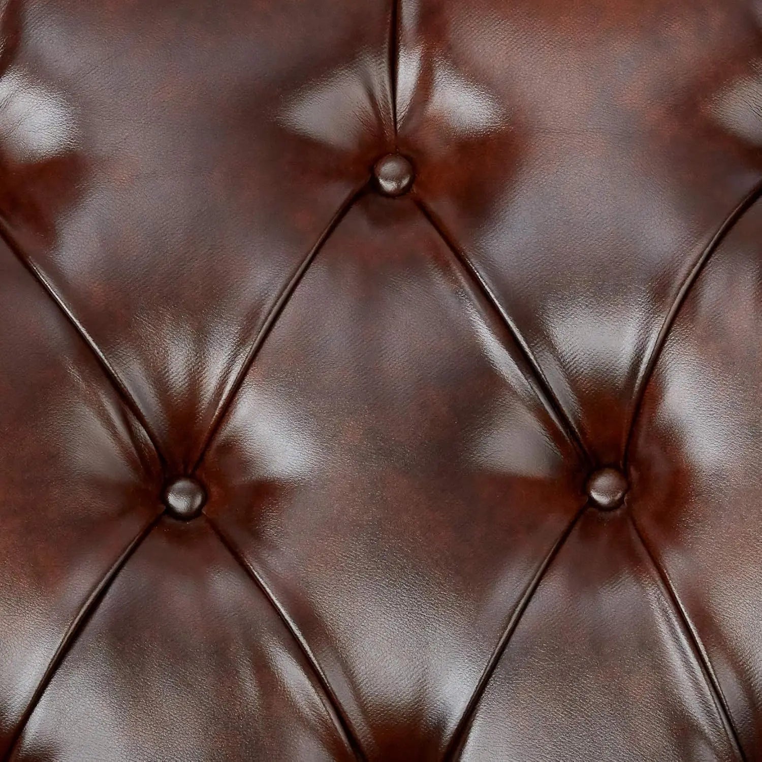 Dreena Rolled Arm Upholstered Chair with 1 Pillow in Brown Faux Leather Acme Furniture