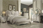 Baroque Bone White 5-Drawer 2-Door Dresser - Poplar & Aspen Wood with Scrolled Legs Acme Furniture