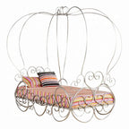 Priya Twin Bed with Canopy in Silver - Pumpkin Carriage Design for Kids Acme Furniture