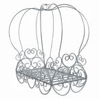Priya Twin Bed with Canopy in Silver - Pumpkin Carriage Design for Kids Acme Furniture