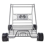 Xander Go Kart Twin Bed in Gunmetal- Metal Tube Steel Frame with Slat System for Kids Acme Furniture
