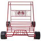 Xander Go Kart Twin Bed in Red - Metal Tube Steel Frame with Slat System for Kids Acme Furniture