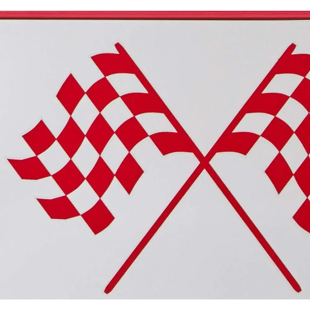 Xander Go Kart Twin Bed in Red - Metal Tube Steel Frame with Slat System for Kids Acme Furniture