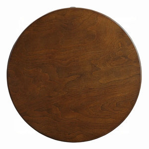 Alysa Accent Table with Drawer and Shelf, Round Side Table for Living Room Acme Furniture
