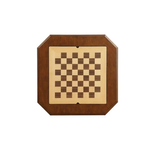 Bishop Game Table in Cherry Finish with Reversible 3-in-1 Game Tray Acme Furniture