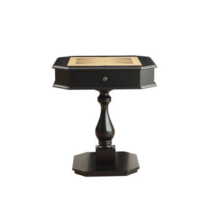 Bishop Game Table in Black Finish with Reversible 3-in-1 Game Tray Acme Furniture