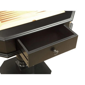 Bishop Game Table in Black Finish with Reversible 3-in-1 Game Tray Acme Furniture