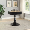 Bishop Game Table in Black Finish with Reversible 3-in-1 Game Tray Acme Furniture