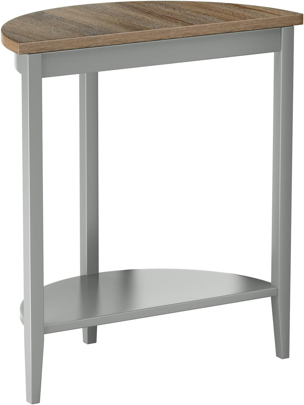 Justino Wooden Console Table with Bottom Shelf