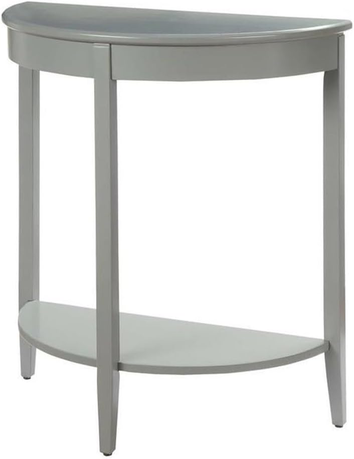 Justino Wooden Console Table with Bottom Shelf