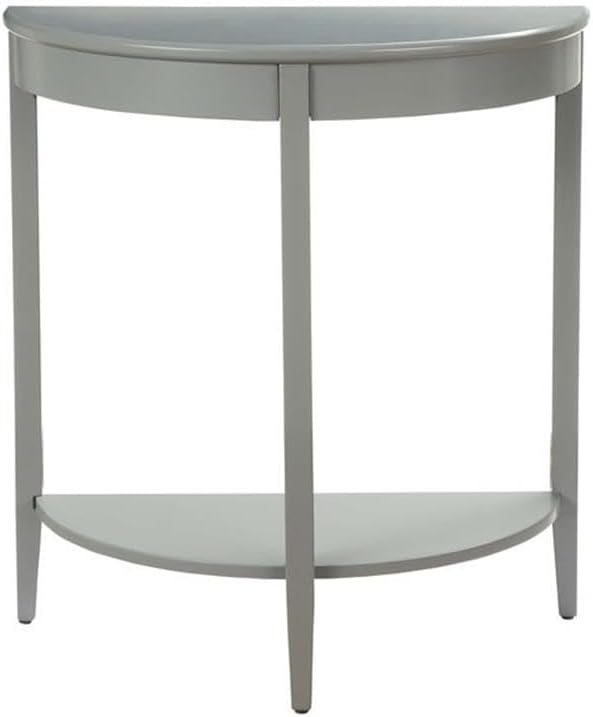 Justino Wooden Console Table with Bottom Shelf