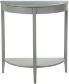 Justino Wooden Console Table with Bottom Shelf