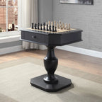 Bishop Game Table in Black Finish with 3-in-1 Reversible Game Tray Acme Furniture
