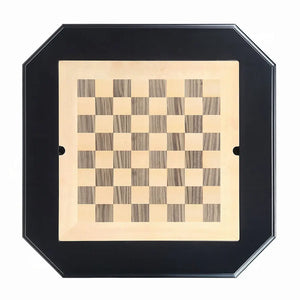 Bishop Game Table in Black Finish with 3-in-1 Reversible Game Tray Acme Furniture