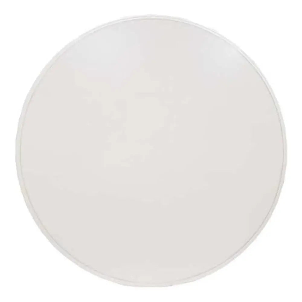 Baroque Bone White Round Dining Table - 60" Single Pedestal Poplar & Aspen Wood Acme Furniture