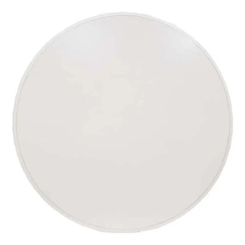 Baroque Bone White Round Dining Table - 60" Single Pedestal Poplar & Aspen Wood Acme Furniture