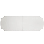 Baroque Bone White Double Pedestal Dining Table - 136" with Extension Leaves Acme Furniture