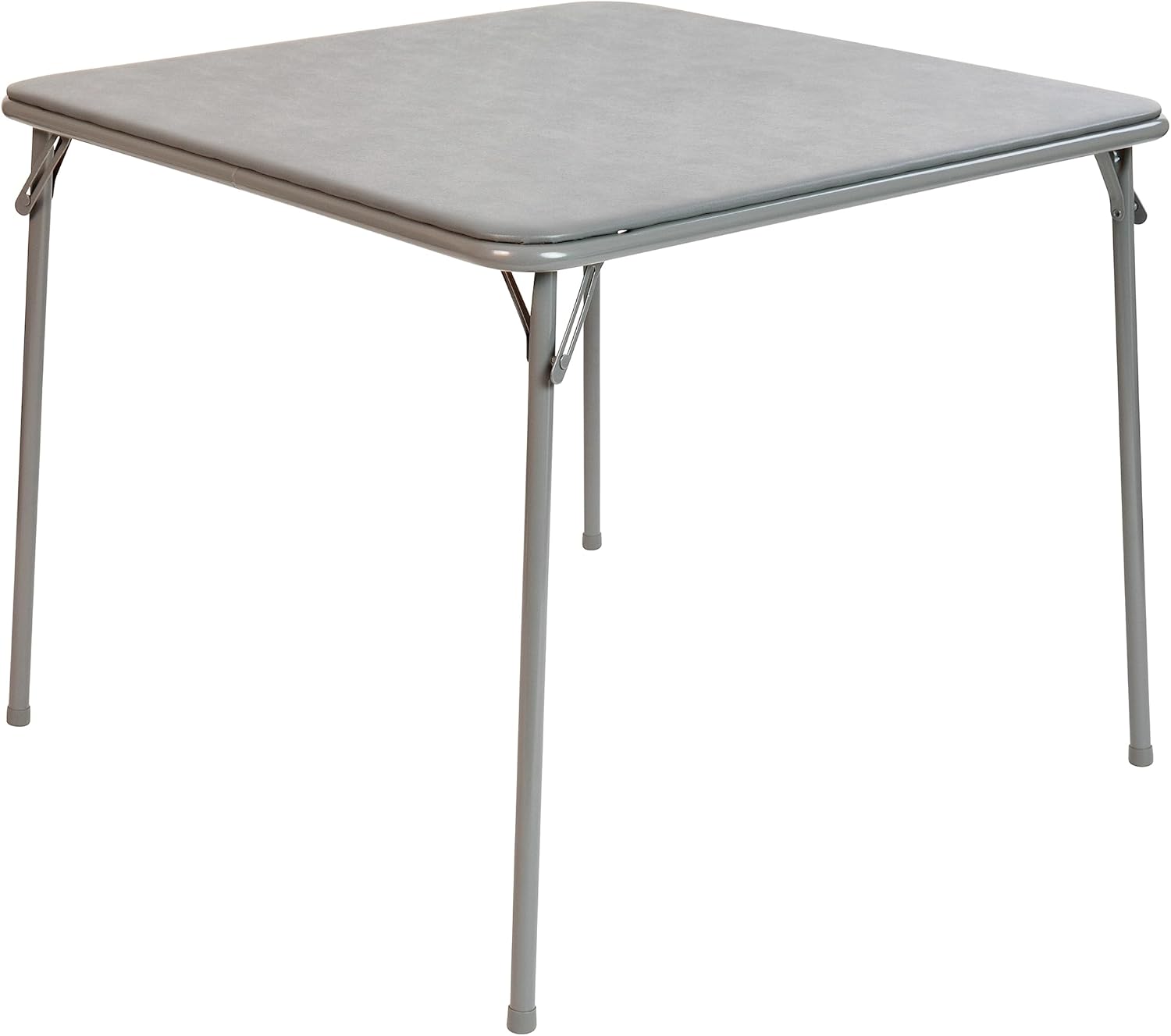 33.5" Square Folding Multipurpose Card Table with Padded Vinyl Top, Portable Folding Game Table for 4 Players