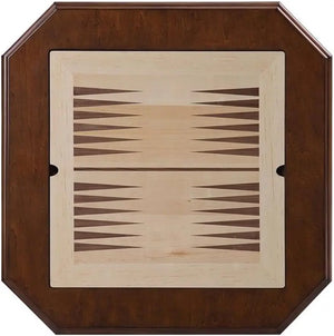 Luxury Handcrafted Wood Chess Table with Storage Drawer – Elegant Carved Pedestal Game Table Acme Furniture