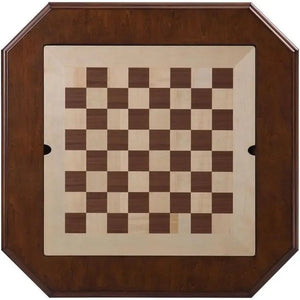 Luxury Handcrafted Wood Chess Table with Storage Drawer – Elegant Carved Pedestal Game Table Acme Furniture