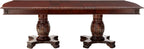Chateau de Ville Espresso Double Pedestal Extension Dining Table – Timeless Luxury for Large Gatherings