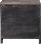 Juniper Modern Composite Wood 2-Drawer Bedroom Nightstand in Dark Cherry