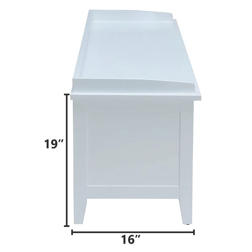 Flavius 3-Drawer Wooden Storage Bench in White with Rattan Baskets, Rectangular Entryway Bench Acme Furniture