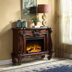 Versailles Rectangular Carving Wooden Frame Electric Fireplace