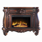 Versailles Rectangular Carving Wooden Frame Electric Fireplace