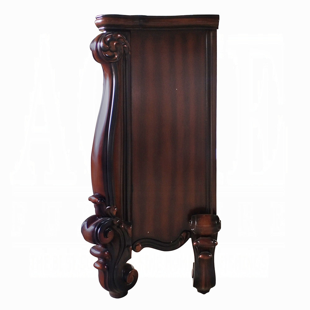Versailles Rectangular Carving Wooden Frame Electric Fireplace