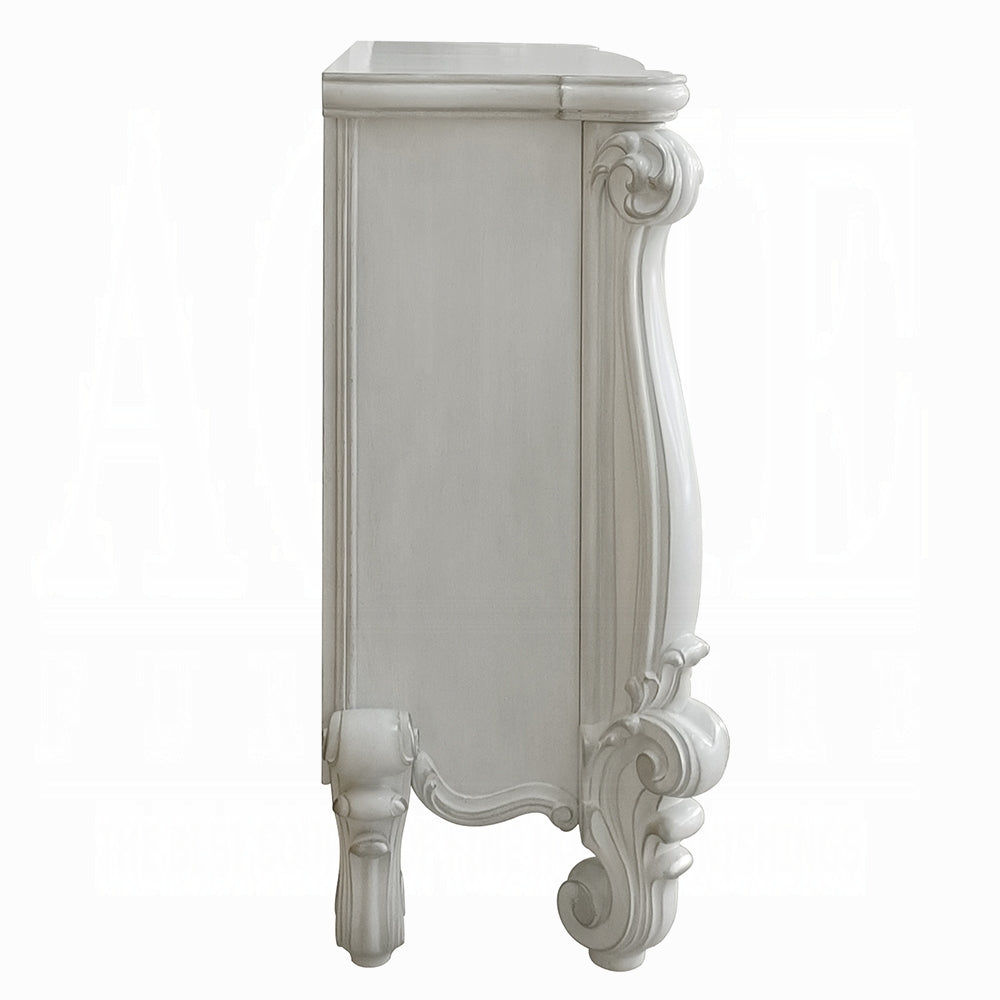 Versailles Rectangular Carving Wooden Frame Electric Fireplace