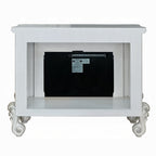 Versailles Rectangular Carving Wooden Frame Electric Fireplace