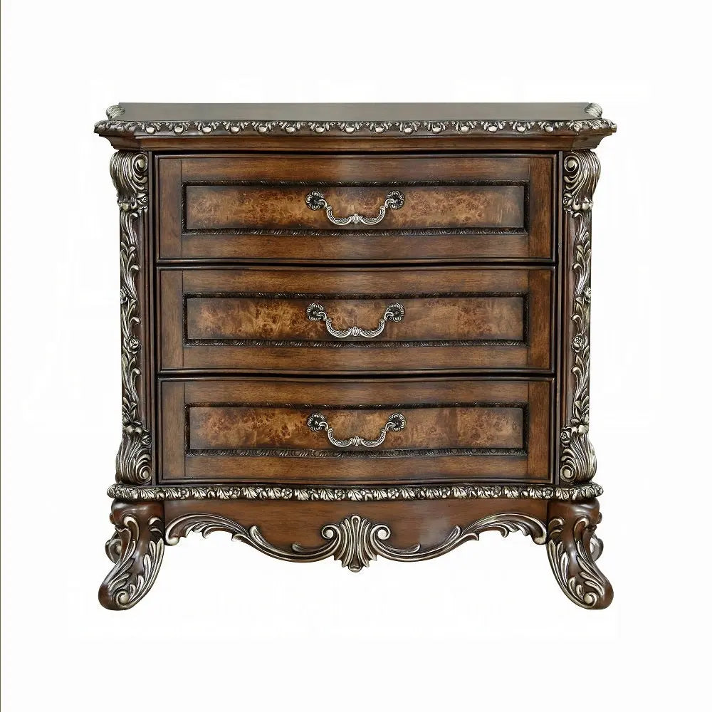 Devany 3-Drawer Nightstand in Cherry Acme Furniture