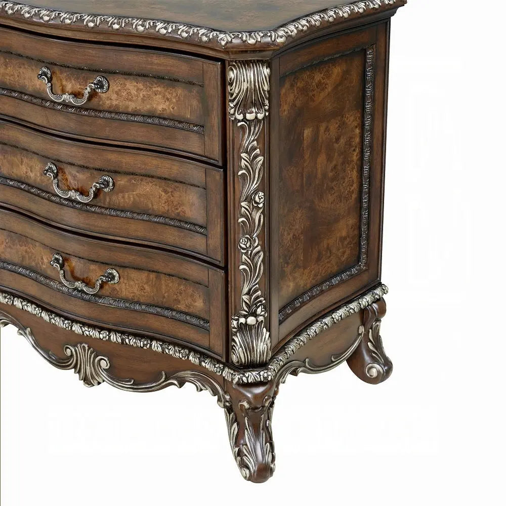 Devany 3-Drawer Nightstand in Cherry Acme Furniture