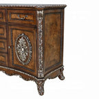 Devany Wood & Resin 6-Drawer Transitional Dresser in Rich Cherry Acme Furniture